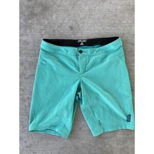 Fox Racing SHORTS SIZE M MEDIUM BIKE RACING Turquoise BLUE Ripfly